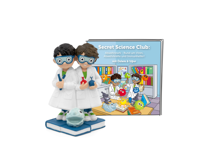 Tonies. Die Hörfiguren® Secret Science Club: Abwehrstark - Rund um Viren, Abwehrkräfte und Immunhelfer!